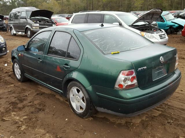 3VWSF29M1XM053416 - 1999 VOLKSWAGEN JETTA GLS GREEN photo 3