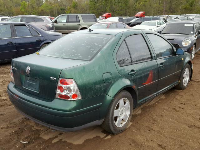 3VWSF29M1XM053416 - 1999 VOLKSWAGEN JETTA GLS GREEN photo 4