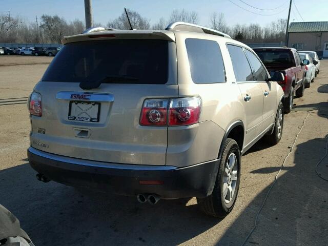 1GKER33768J291944 - 2008 GMC ACADIA SLT BEIGE photo 4