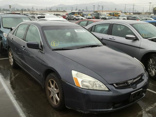 1HGCM66533A085780 - 2003 HONDA ACCORD EX BLUE photo 1