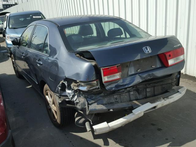 1HGCM66533A085780 - 2003 HONDA ACCORD EX BLUE photo 3