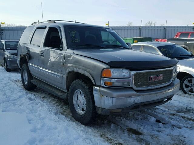 1GKEK13T2YJ189790 - 2000 GMC YUKON GRAY photo 1