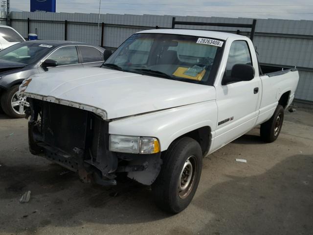 3B7KC26Z41M276004 - 2001 DODGE RAM 2500 WHITE photo 2