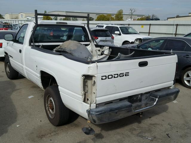 3B7KC26Z41M276004 - 2001 DODGE RAM 2500 WHITE photo 3