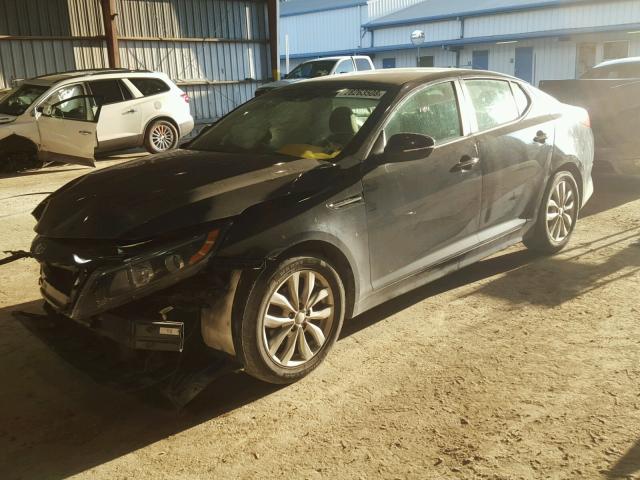 5XXGM4A72FG443294 - 2015 KIA OPTIMA LX BLACK photo 2