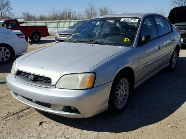 4S3BE625547211570 - 2004 SUBARU LEGACY SILVER photo 2