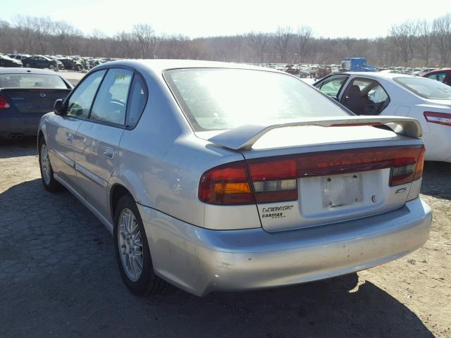 4S3BE625547211570 - 2004 SUBARU LEGACY SILVER photo 3