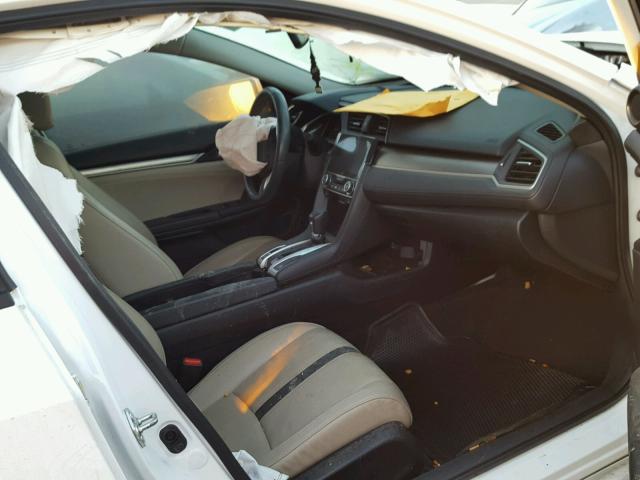 19XFC1F74GE201557 - 2016 HONDA CIVIC EXL WHITE photo 5