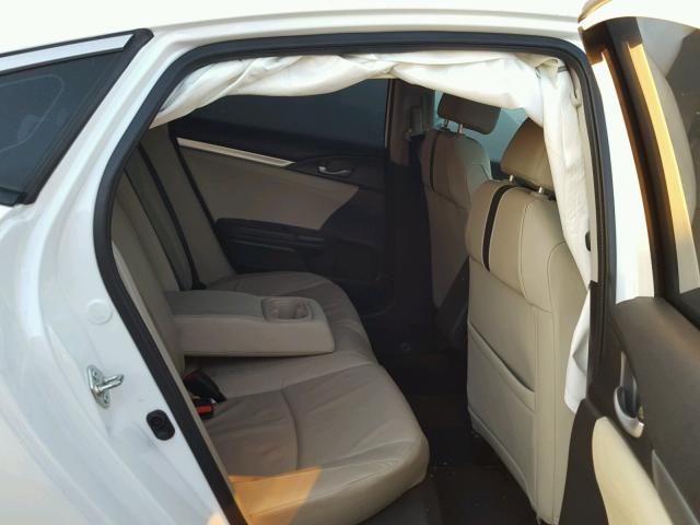 19XFC1F74GE201557 - 2016 HONDA CIVIC EXL WHITE photo 6