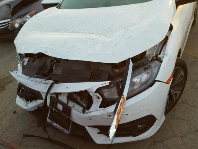 19XFC1F74GE201557 - 2016 HONDA CIVIC EXL WHITE photo 9