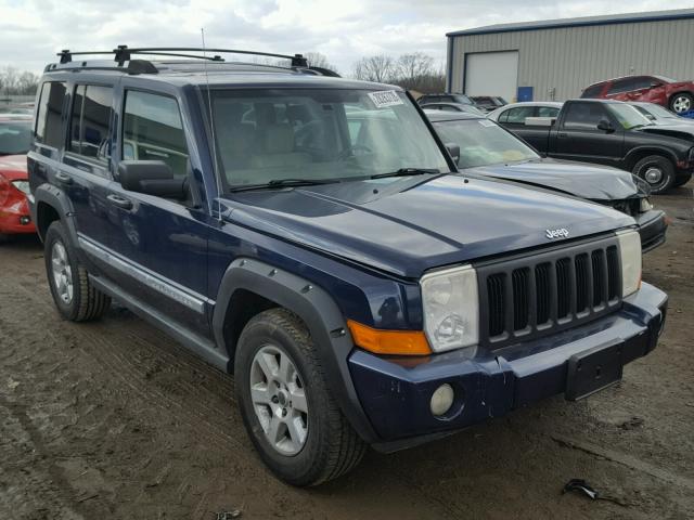 1J8HG58246C219139 - 2006 JEEP COMMANDER BLUE photo 1