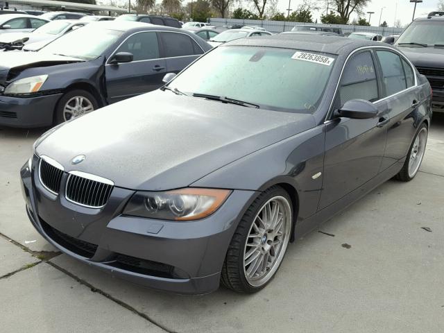 WBAVB335X6KR81117 - 2006 BMW 330 I CHARCOAL photo 2