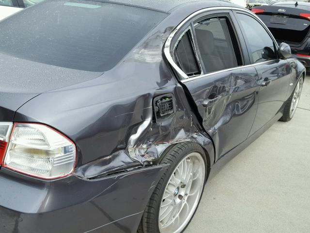 WBAVB335X6KR81117 - 2006 BMW 330 I CHARCOAL photo 9