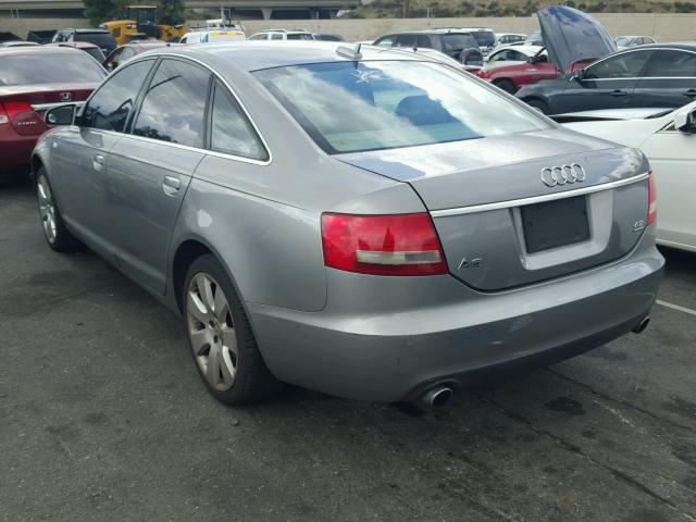 WAUDL74FX6N074146 - 2006 AUDI A6 4.2 QUA SILVER photo 3