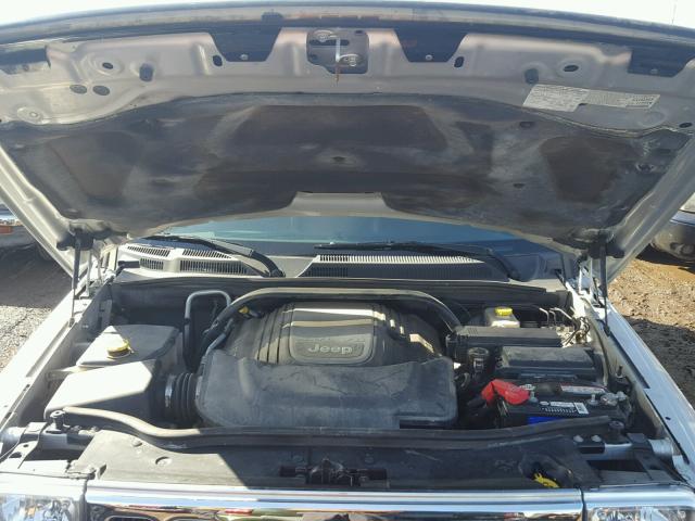 1J8HG58247C623396 - 2007 JEEP COMMANDER ვერცხლისფერი ფოტო 7