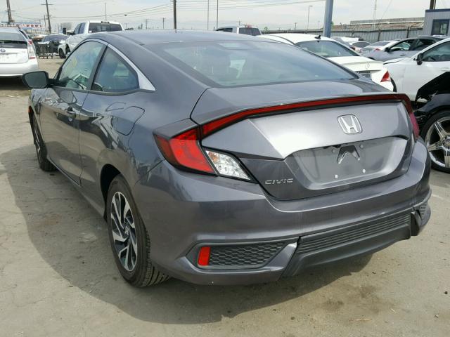 2HGFC4B06HH305596 - 2017 HONDA CIVIC LX GRAY photo 3