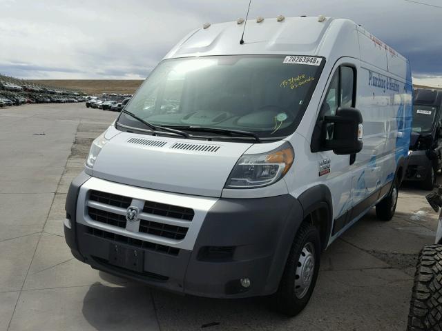 3C6TRVDG1EE109502 - 2014 RAM PROMASTER WHITE photo 2