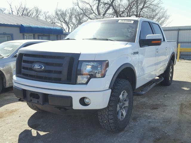 1FTFW1EF8BFC15587 - 2011 FORD F150 SUPER WHITE photo 2