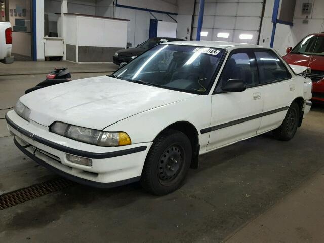 JH4DB1650LS005419 - 1990 ACURA INTEGRA LS WHITE photo 2