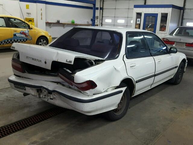 JH4DB1650LS005419 - 1990 ACURA INTEGRA LS WHITE photo 4