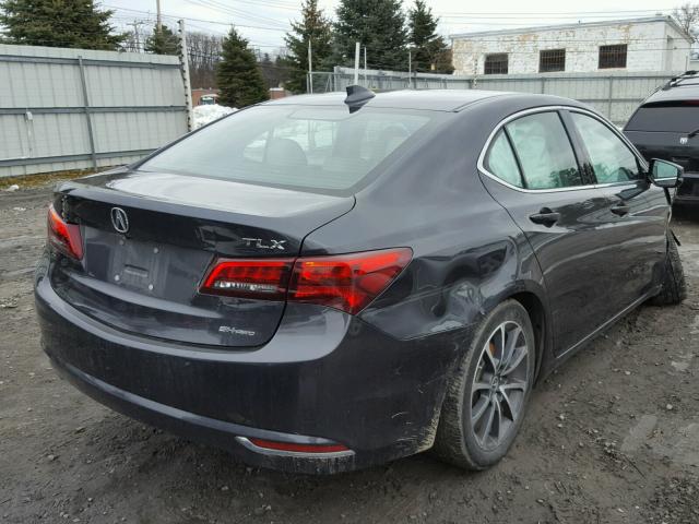 19UUB3F57FA004230 - 2015 ACURA TLX TECH GRAY photo 4