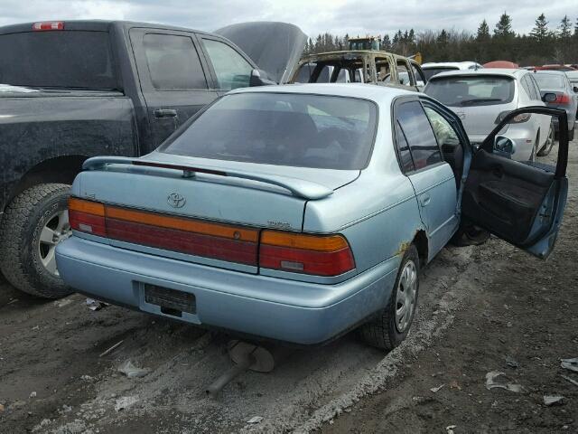 2T1AE09B9RC056435 - 1994 TOYOTA COROLLA LE BLUE photo 4