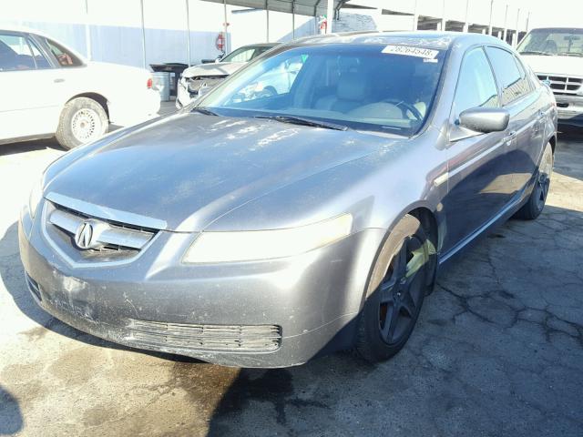 19UUA66265A015874 - 2005 ACURA TL CHARCOAL photo 2