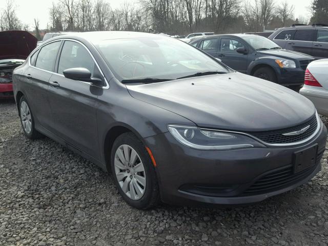 1C3CCCFB8FN742970 - 2015 CHRYSLER 200 LX GRAY photo 1