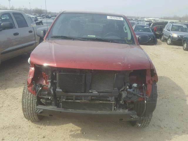 1N6BD0CT0GN718404 - 2016 NISSAN FRONTIER S RED photo 9