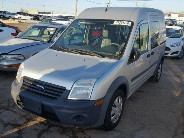 NM0LS6AN0DT166945 - 2013 FORD TRANSIT CO SILVER photo 2