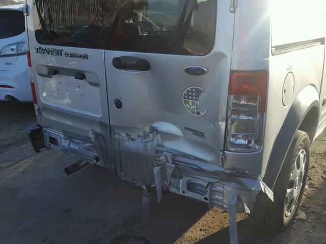 NM0LS6AN0DT166945 - 2013 FORD TRANSIT CO SILVER photo 9