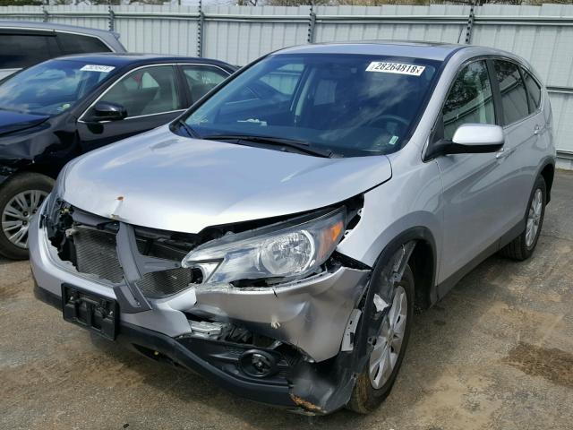 2HKRM3H53EH503948 - 2014 HONDA CR-V EX SILVER photo 2