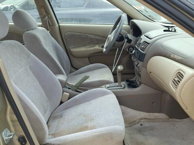 3N1CB51D02L693795 - 2002 NISSAN SENTRA XE GOLD photo 5