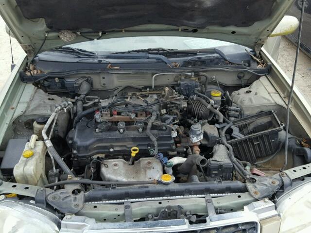 3N1CB51D02L693795 - 2002 NISSAN SENTRA XE GOLD photo 7