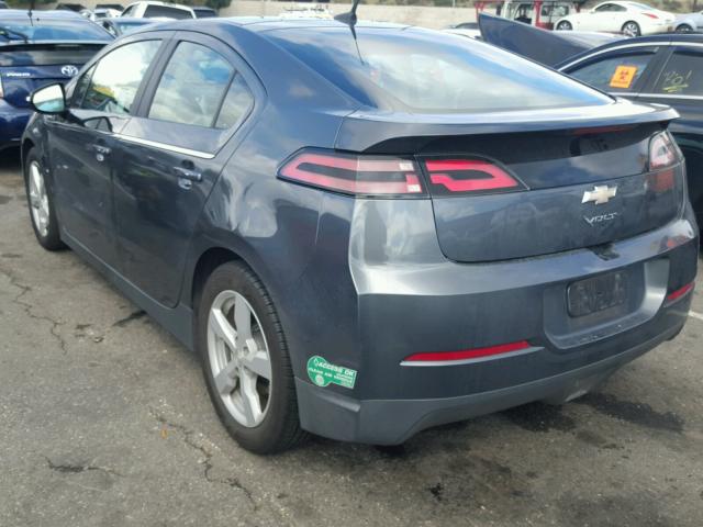 1G1RE6E47DU141209 - 2013 CHEVROLET VOLT CHARCOAL photo 3