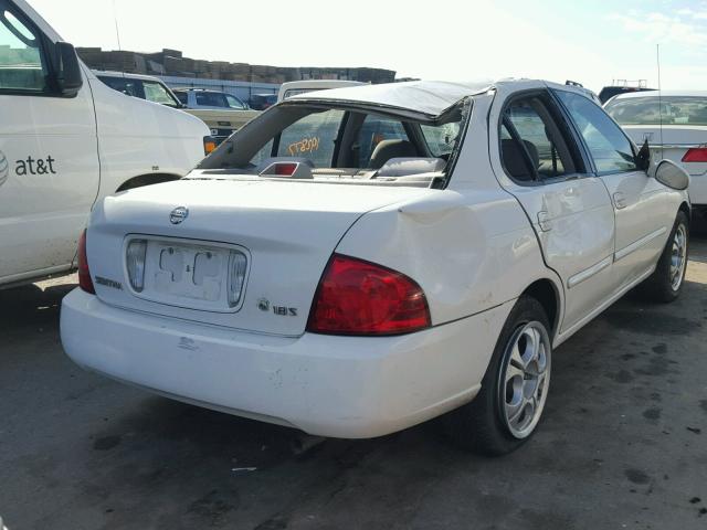 3N1CB51D15L579535 - 2005 NISSAN SENTRA 1.8 WHITE photo 4