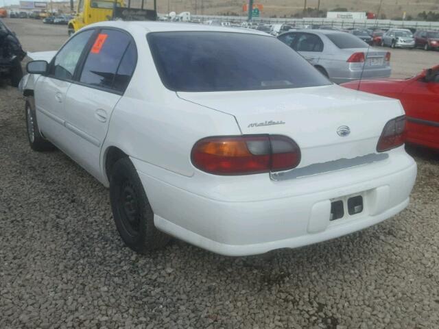 1G1ND52J016167284 - 2001 CHEVROLET MALIBU WHITE photo 3