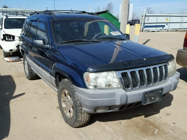 1J4GW48S9YC207727 - 2000 JEEP GRAND CHER BLUE photo 1