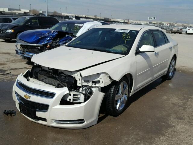 1G1ZC5E00CF341610 - 2012 CHEVROLET MALIBU 1LT CREAM photo 2