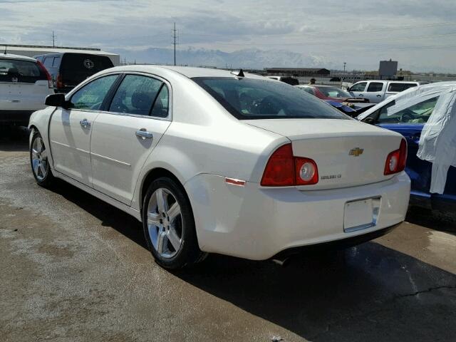 1G1ZC5E00CF341610 - 2012 CHEVROLET MALIBU 1LT 奶油色 照片 3