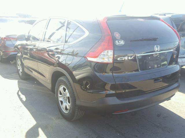 2HKRM3H34EH523835 - 2014 HONDA CR-V LX BLACK photo 3