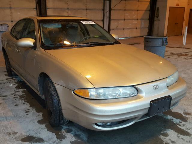 1G3NL52T71C175590 - 2001 OLDSMOBILE ALERO GL GOLD photo 1