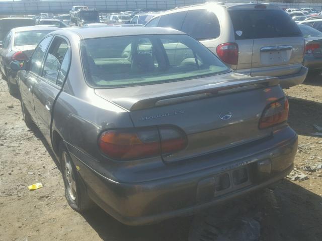1G1NE52J62M517706 - 2002 CHEVROLET MALIBU LS 灰色 照片 3