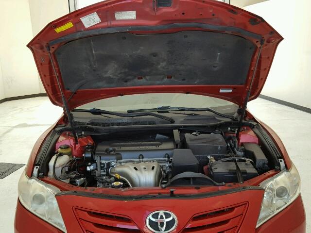 4T4BE46K08R034472 - 2008 TOYOTA CAMRY CE RED photo 7