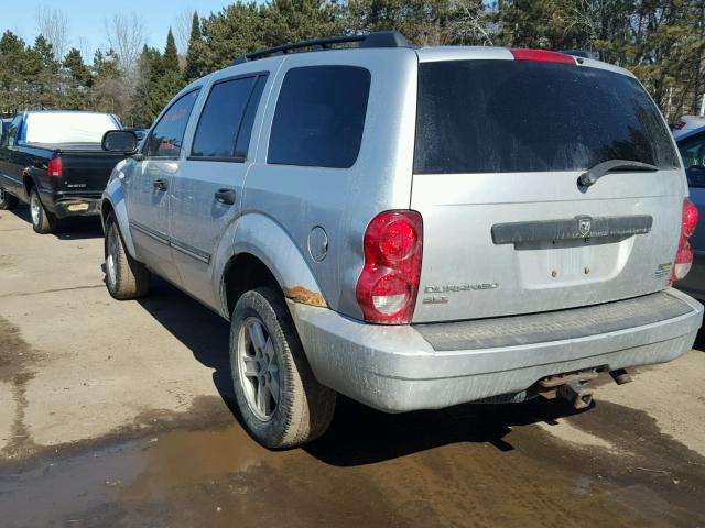 1D8HD48P57F524284 - 2007 DODGE DURANGO SL SILVER photo 3