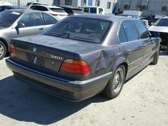 WBAGF6328SDH02057 - 1995 BMW 740 I AUTO PURPLE photo 4