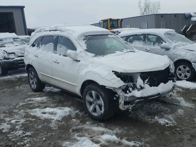 2HNYD2H3XCH518385 - 2012 ACURA MDX TECHNO WHITE photo 1