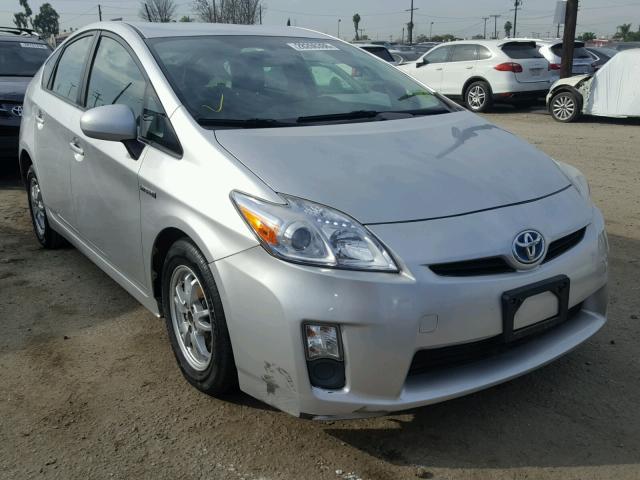 JTDKN3DU0A0061763 - 2010 TOYOTA PRIUS SILVER photo 1