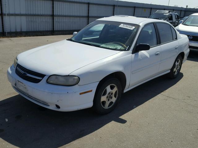1G1NE52J43M520489 - 2003 CHEVROLET MALIBU LS WHITE photo 2