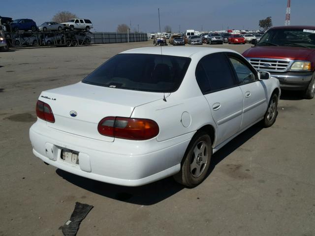 1G1NE52J43M520489 - 2003 CHEVROLET MALIBU LS WHITE photo 4